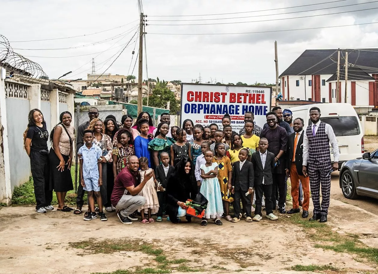 children and charity team at Christ Bethel Orphanage supported by P4OC
