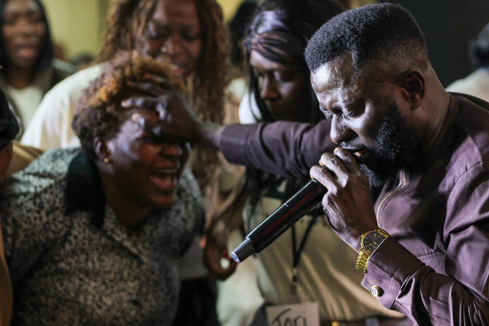 team members at children charity conference P4OC event