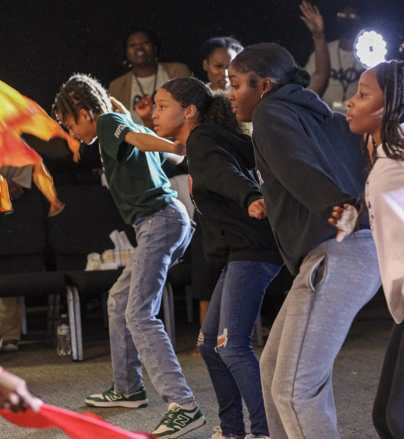 prayer session during children charity conference for children in need